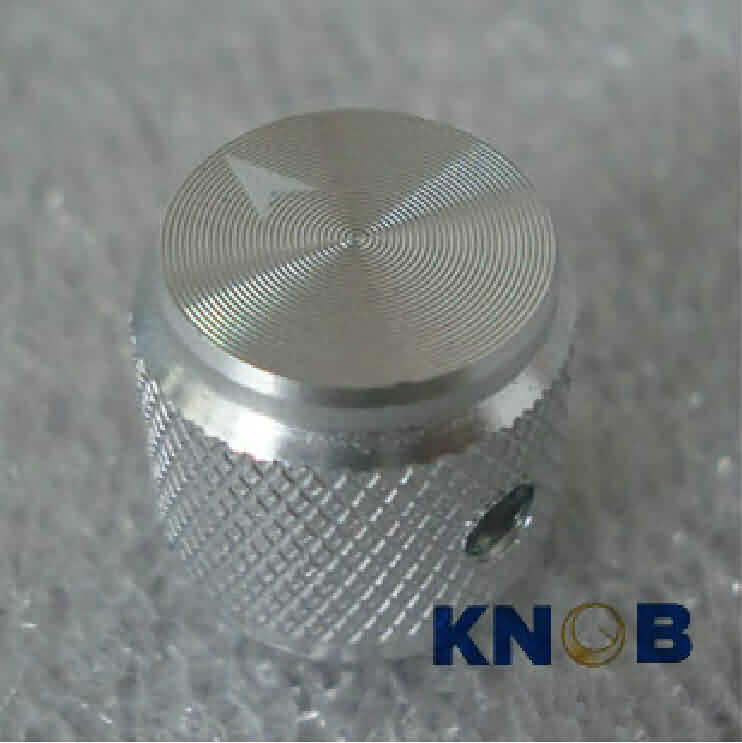Knurled Aluminum Rotary Control Knob - OD: 13mm / H: 13mm